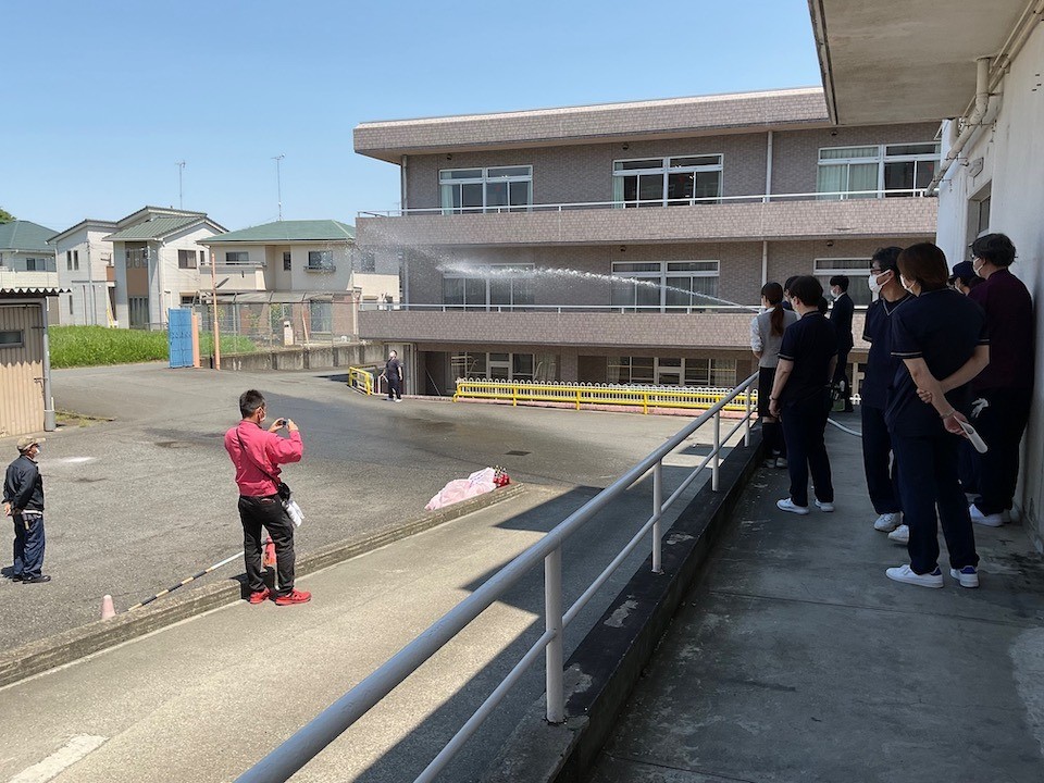 春の防火・避難訓練を開催しました。