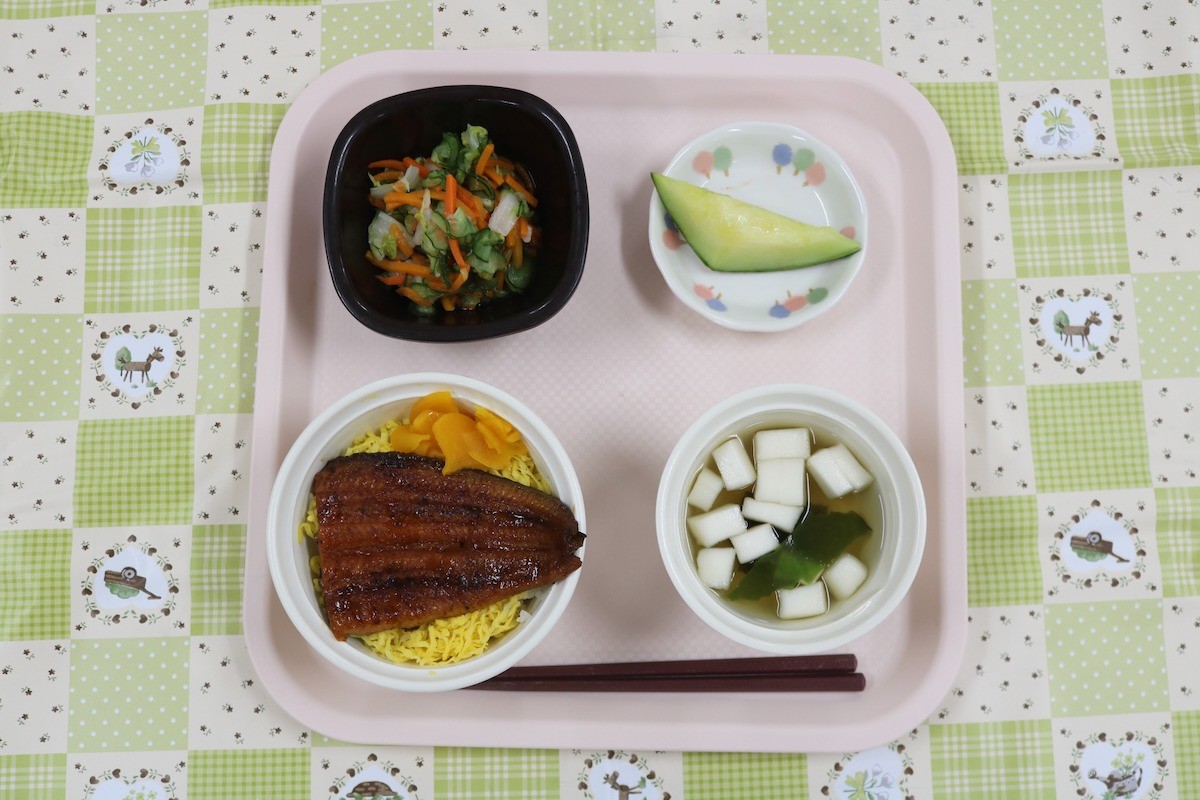 7月26日（日）土用の丑の日メニュー(うなぎ丼)の紹介
